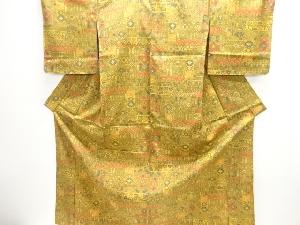 更紗模様本場大島紬着物(染)